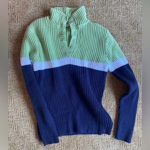 Vintage Liz Claiborne colorblock sweater